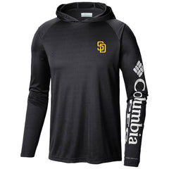 San Diego Padres Terminal Tackle Long Sleeve Hoodie T-Shirt - Black | Columbia