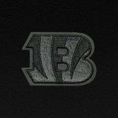 Cincinnati Bengals Antigua Tonal Logo Generation Quarter-Zip Pullover Top - Black on sale