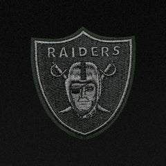Las Vegas Raiders Antigua Tonal Logo Tribute Quarter-Zip Pullover Top - Black sale