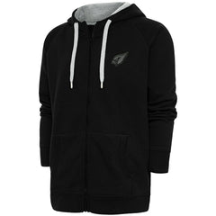 Arizona Cardinals Antigua Tonal Logo Victory Full-Zip Hoodie - Black on sale