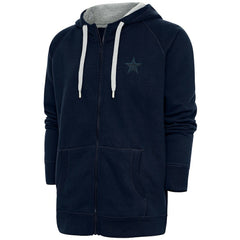 Dallas Cowboys Antigua Tonal Logo Victory Full-Zip Hoodie - Navy outlet