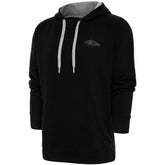 Baltimore Ravens Antigua Tonal Logo Victory Pullover Hoodie - Black online