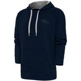 Denver Broncos Antigua Tonal Logo Victory Pullover Hoodie - Navy discount