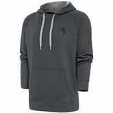 Tampa Bay Buccaneers Antigua Tonal Logo Victory Pullover Hoodie - Charcoal sale