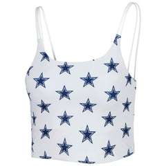 Dallas Cowboys Women's Countess Allover Print Sleeveless Cami Tank Top - White online