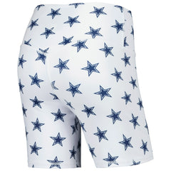 Dallas Cowboys Women's Allover Print Biker Shorts - White outlet
