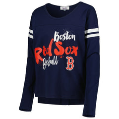 Boston Red Sox Touch Women's Free Agent Long Sleeve T-Shirt - Navy