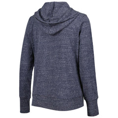 Milwaukee Brewers Touch Women's Training Camp Tri-Blend Lightweight Full-Zip Hoodie - Navy