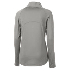 Denver Broncos Cutter & Buck Women's Throwback Logo Adapt Eco Knit Stretch Recycled Half-Zip Pullover Top - Gray sale