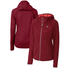 San Francisco 49ers Cutter & Buck Women's Throwback Logo Mainsail Full-Zip Jacket - Scarlet on sale
