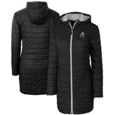 Cleveland Browns Cutter & Buck Women's Throwback Logo Rainier Primaloft Eco Full-Zip Hoodie Long Coat - Black on sale