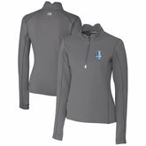 Detroit Lions Cutter & Buck Women's Throwback Logo Traverse Stretch Quarter-Zip Pullover Top - Steel online