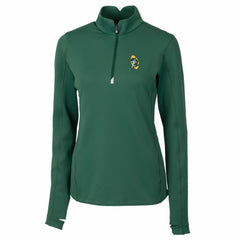 Green Bay Packers Cutter & Buck Women's Throwback Logo Traverse Stretch Quarter-Zip Pullover Top - Green discount