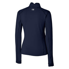 New York Giants Cutter & Buck Women's Throwback Logo Traverse Stretch Quarter-Zip Pullover Top - Navy outlet