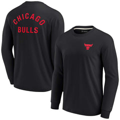 Chicago Bulls Unisex Elements Super Soft Long Sleeve T-Shirt sale - Black | Fanatics shop