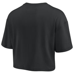 Philadelphia 76ers Women's Elements Super Soft Boxy Cropped T-Shirt - Black | Fanatics on sale