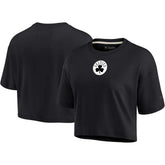 Boston Celtics Women's Elements Super Soft Boxy Cropped T-Shirt - Black | Fanatics sale