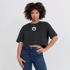 Boston Celtics Women's Elements Super Soft Boxy Cropped T-Shirt - Black | Fanatics sale