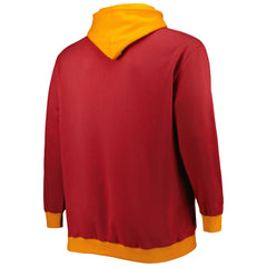 Tampa Bay Buccaneers Big & Tall Big Face Pullover Hoodie - Red/Orange online