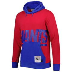 New York Giants Big & Tall Big Face Pullover Hoodie - Red/Royal cheap