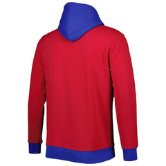 New York Giants Big & Tall Big Face Pullover Hoodie - Red/Royal cheap
