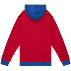 New England Patriots Big & Tall Big Face Pullover Hoodie - Red/Navy sale