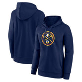 Denver Nuggets Women's Team Primary Logo Pullover Hoodie sale - Navy for sale