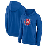 Detroit Pistons Women's Team Primary Logo Pullover Hoodie sale - Blue on sale