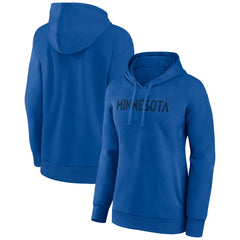 Minnesota Timberwolves Women's Wordmark Alt Pullover Hoodie - Blue sale