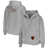 Chicago Bears WEAR by Erin Andrews Women's Team Full-Zip Hoodie - Heathered Gray discount