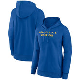Golden State Warriors Women's Wordmark Alt Pullover Hoodie sale - Royal discount