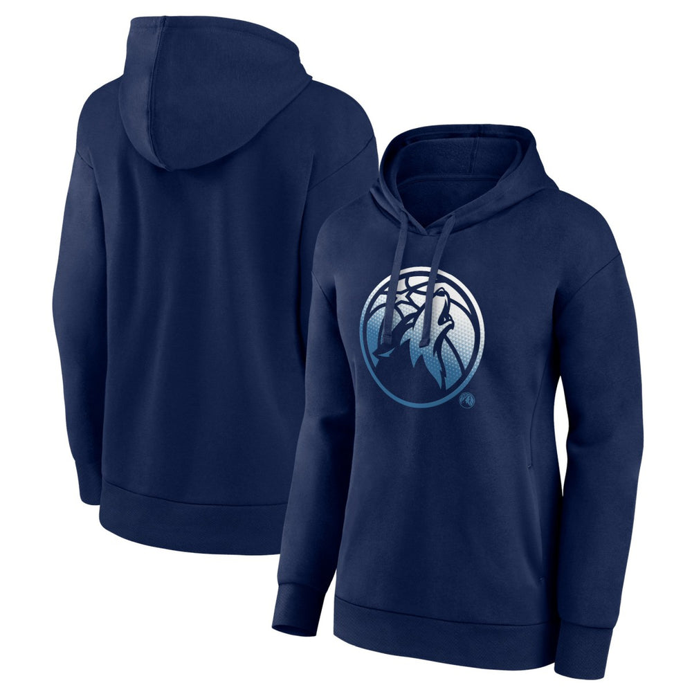 Minnesota Timberwolves Women's Gradient Logo Pullover Hoodie - Navy cheap