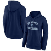 Memphis Grizzlies Women's Overtime Pullover Hoodie - Navy sale