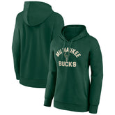 Milwaukee Bucks Women's Overtime Pullover Hoodie - Hunter Green for sale