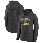Los Angeles Lakers Women's Overtime Pullover Hoodie - Charcoal sale