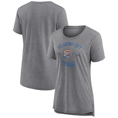 Oklahoma City Thunder Women's Heritage Tri-Blend T-Shirt - Heather Gray online