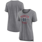 Washington Wizards Women's Heritage Tri-Blend T-Shirt - Heather Gray shop