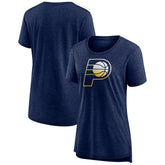 Indiana Pacers Women's Gradient Logo Tri-Blend T-Shirt - Heather Navy sale
