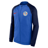 Club America Male Youth 2023/24 Academy Pro Anthem Fitted Raglan Performance Full-Zip Jacket - Blue for sale