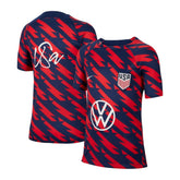 USMNT Youth 2023/24 Academy Pro Performance Pre-Match Top - Red | Nike cheap