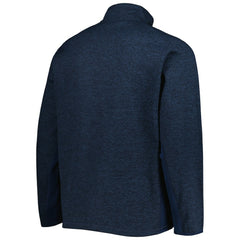Seattle Kraken Antigua Course Quarter-Zip Jacket Heathered Deep Sea Blue