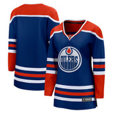 Edmonton Oilers Fanatics Women's Home Breakaway Blank Jersey Royal