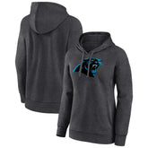 Carolina Panthers Women's Primary Logo Pullover Hoodie - Charcoal outlet