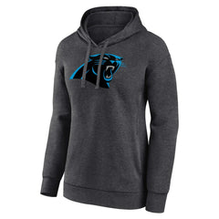 Carolina Panthers Women's Primary Logo Pullover Hoodie - Charcoal outlet