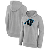 Carolina Panthers Women's Primary Logo Pullover Hoodie - Gray sale