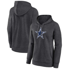 Dallas Cowboys Women's Primary Logo Pullover Hoodie - Charcoal sale