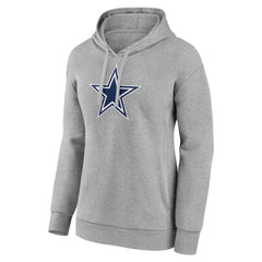 Dallas Cowboys Women's Primary Logo Pullover Hoodie - Gray online