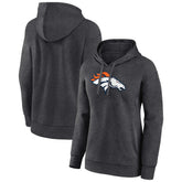 Denver Broncos Women's Primary Logo Pullover Hoodie - Charcoal online
