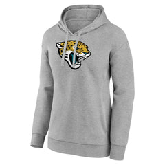 Jacksonville Jaguars Women's Primary Logo Pullover Hoodie - Gray cheap