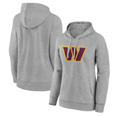 Washington Commanders Women's Primary Logo Pullover Hoodie - Gray cheap